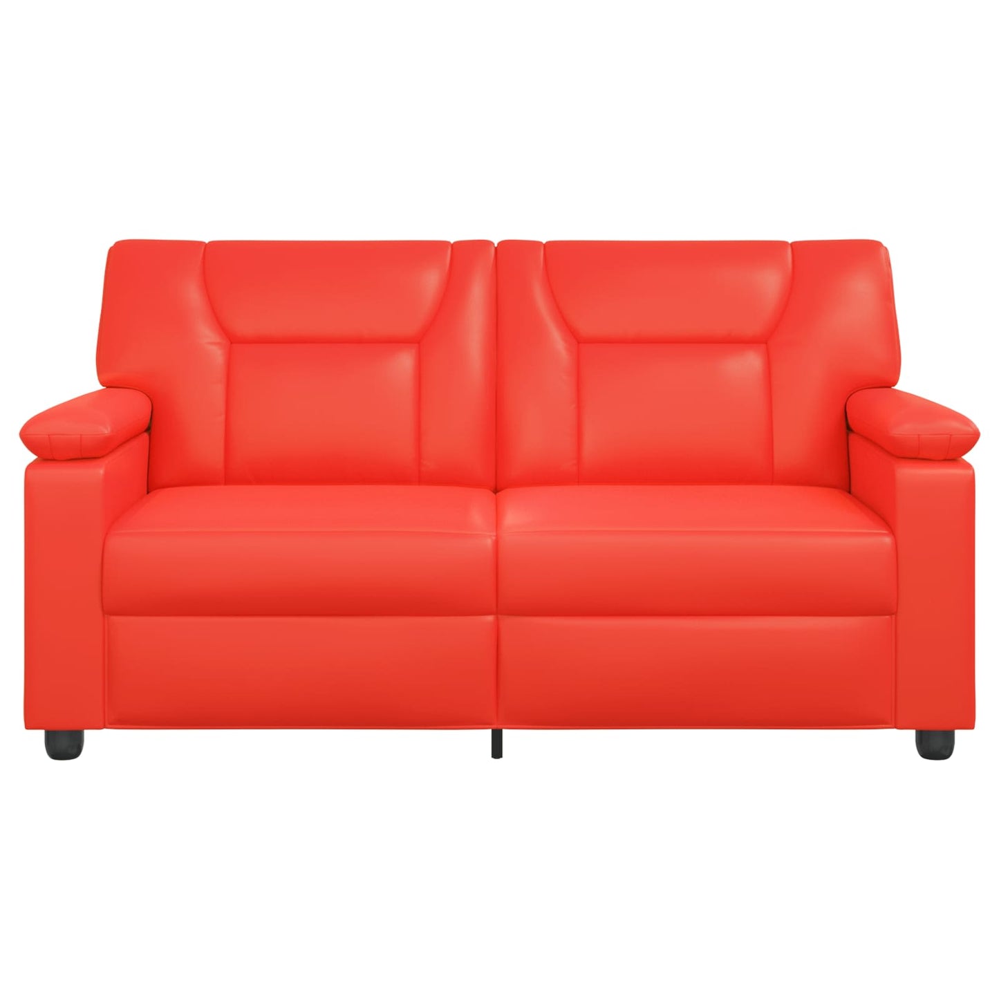 vidaXL Καναπές Κόκκινο 171 x 85 x 93 εκ. Τεχνητό Δέρμα