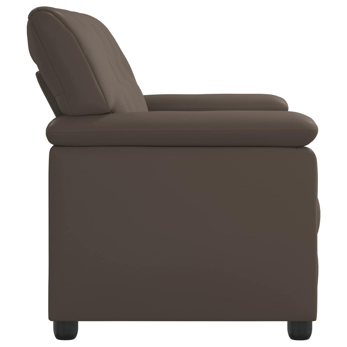 vidaXL Καναπές Γκρι 191 x 85 x 93 εκ. Τεχνητό Δέρμα