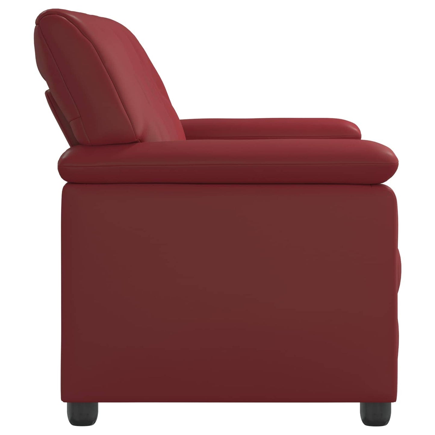 vidaXL Καναπές Κόκκινο 191 x 85 x 93 εκ. Τεχνητό Δέρμα