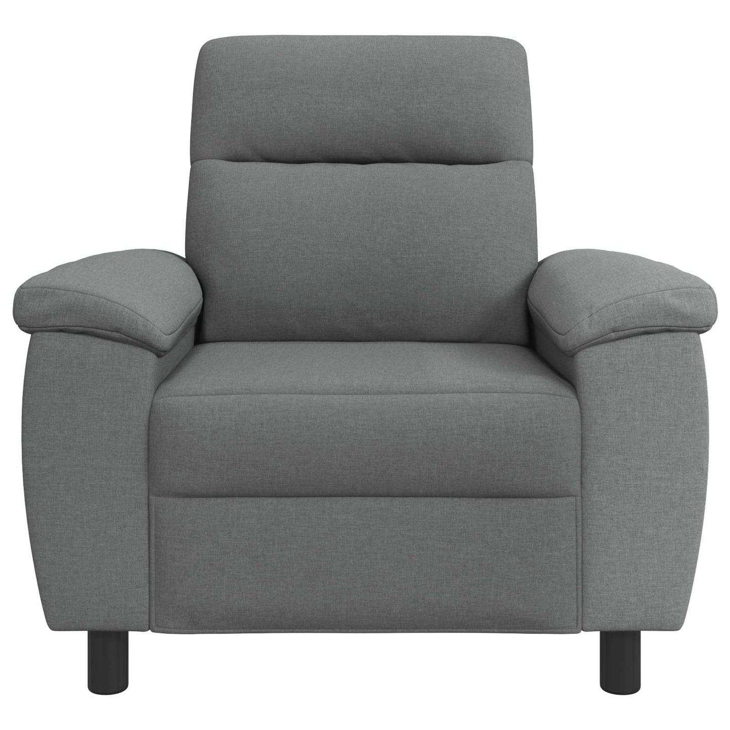 vidaXL Καναπές Σκούρο Γκρι 95 x 90 x 95 εκ Ύφασμα
