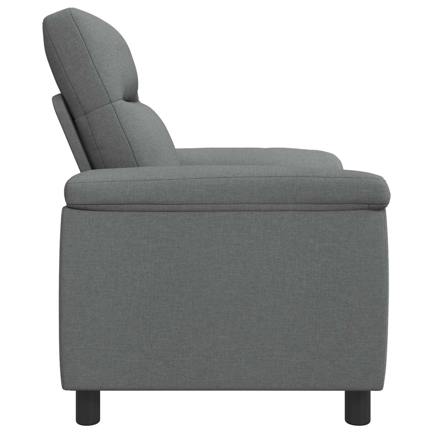 vidaXL Καναπές Σκούρο Γκρι 95 x 90 x 95 εκ Ύφασμα