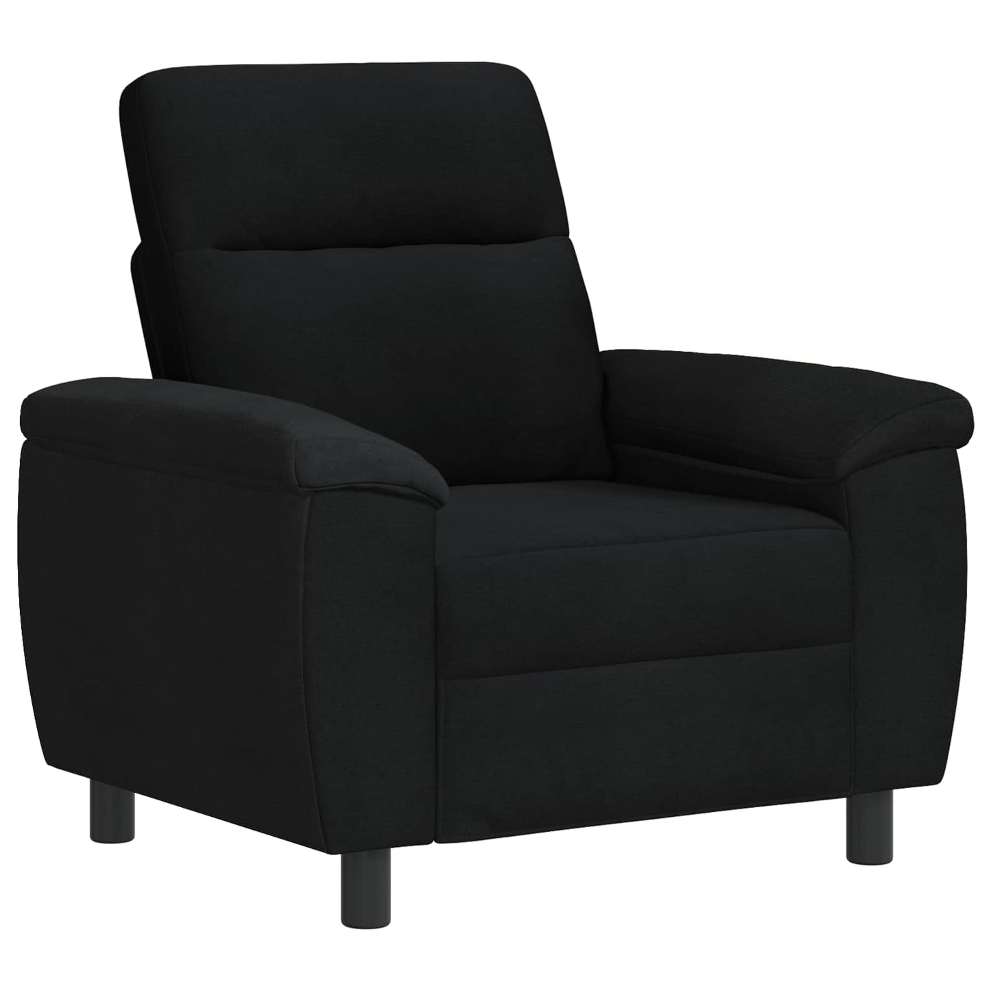 vidaXL Καναπές Μαύρο 95 x 90 x 95 εκ Ύφασμα
