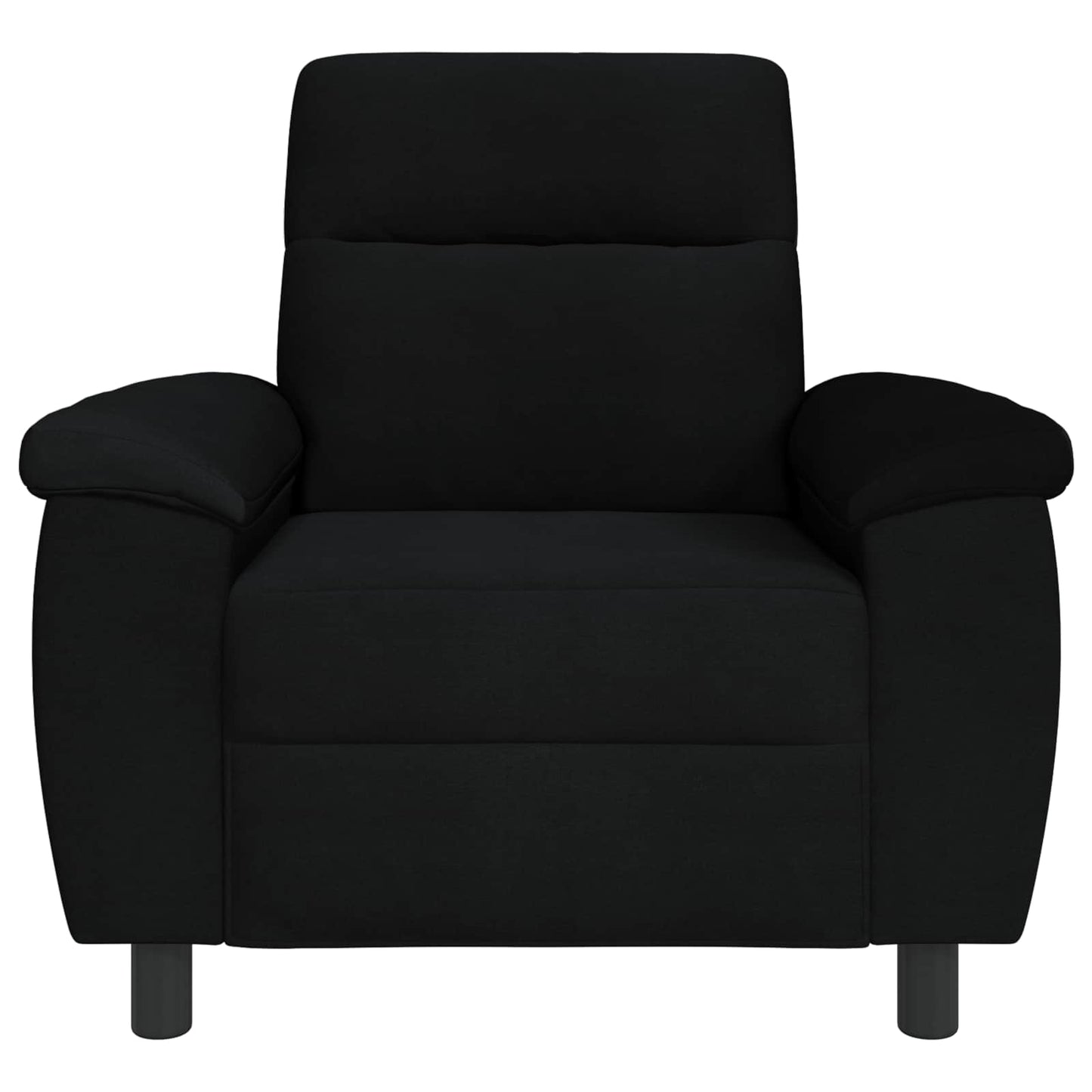 vidaXL Καναπές Μαύρο 95 x 90 x 95 εκ Ύφασμα