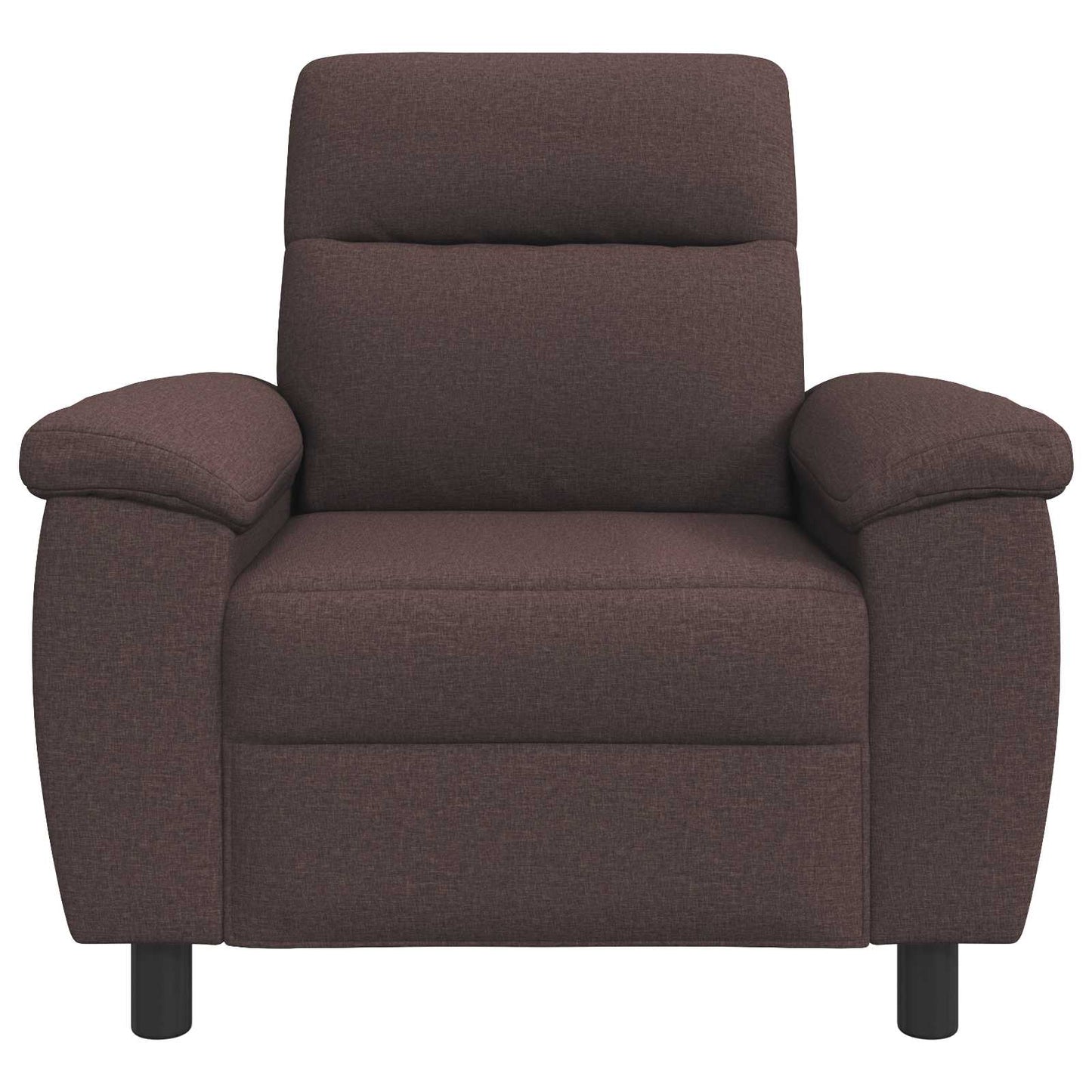 vidaXL Καναπές Σκούρο Καφέ 95 x 90 x 95 εκ Ύφασμα