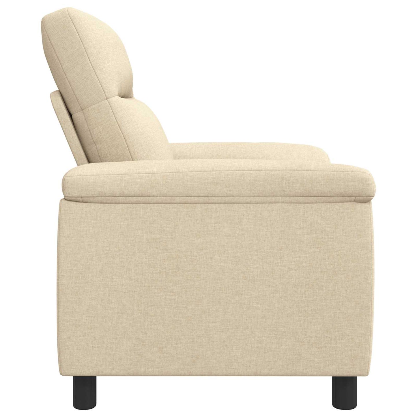 vidaXL Καναπές Κρεμ 95 x 90 x 95 εκ Ύφασμα