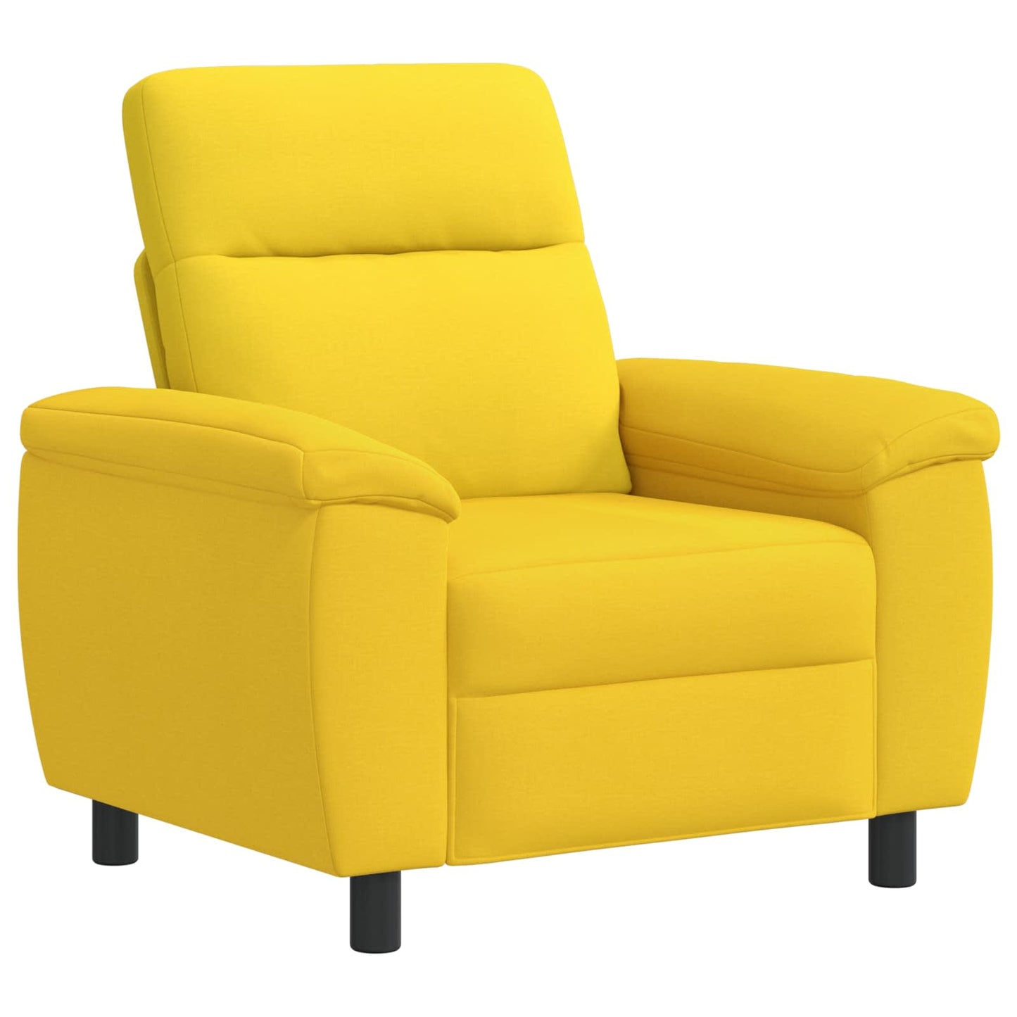 vidaXL Καναπές Απαλό Κίτρινο 95 x 90 x 95 εκ Ύφασμα