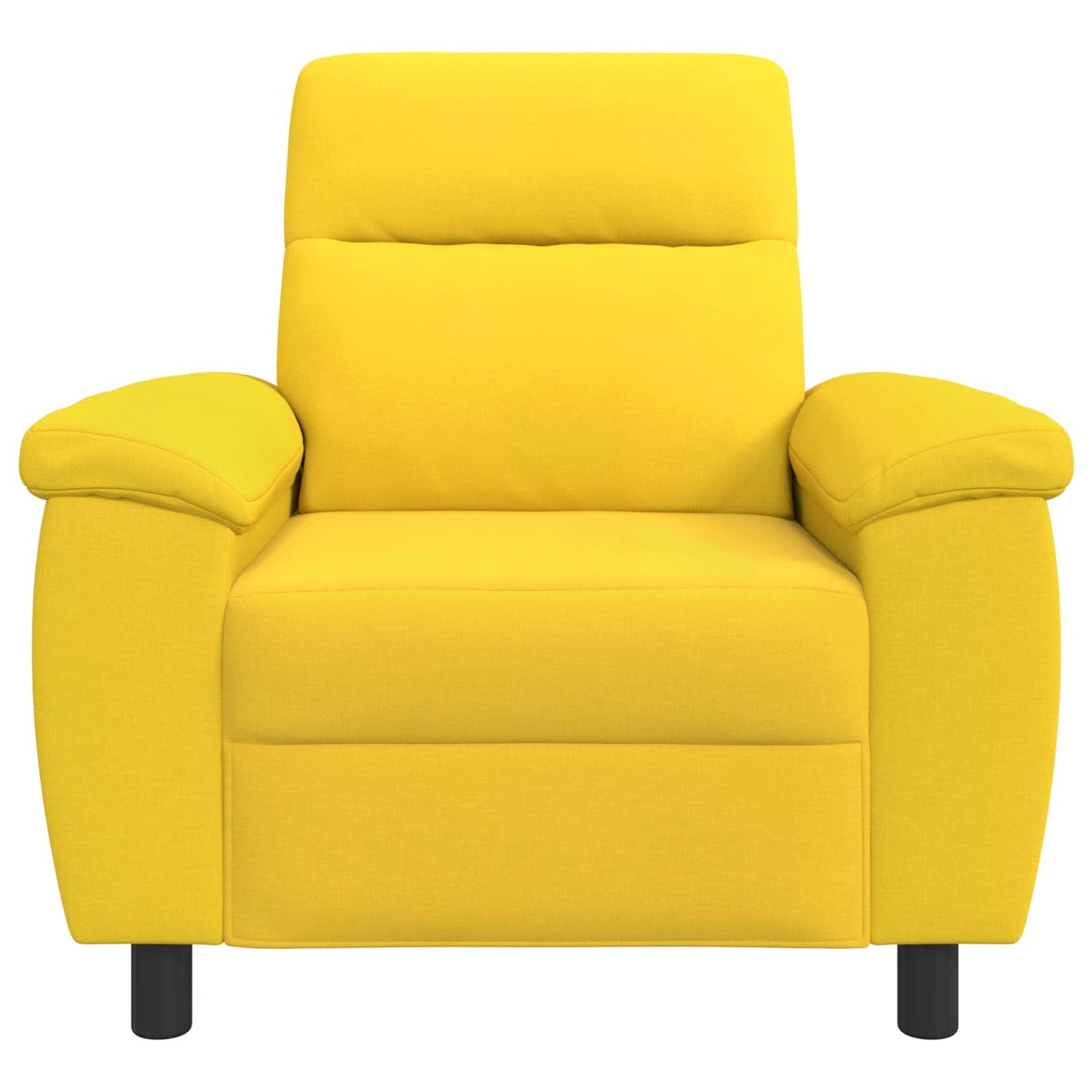 vidaXL Καναπές Απαλό Κίτρινο 95 x 90 x 95 εκ Ύφασμα
