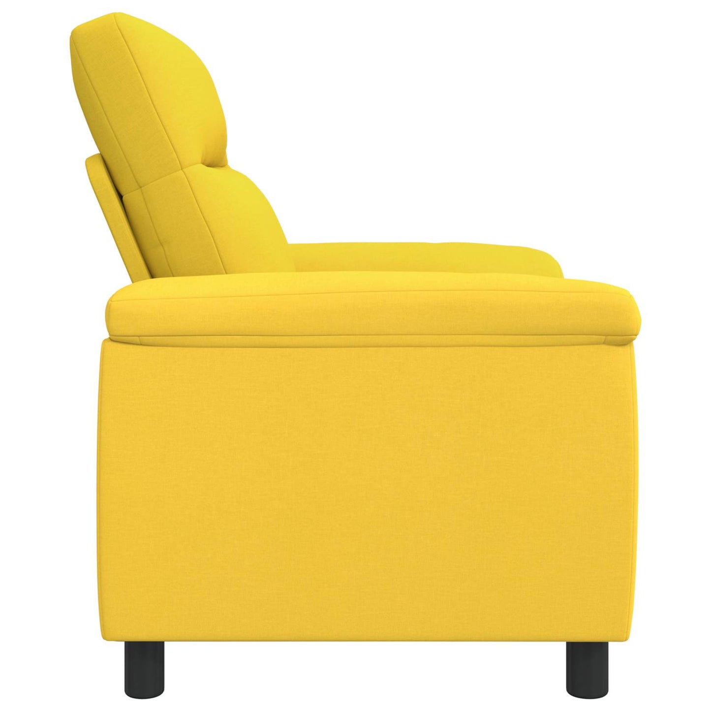 vidaXL Καναπές Απαλό Κίτρινο 95 x 90 x 95 εκ Ύφασμα
