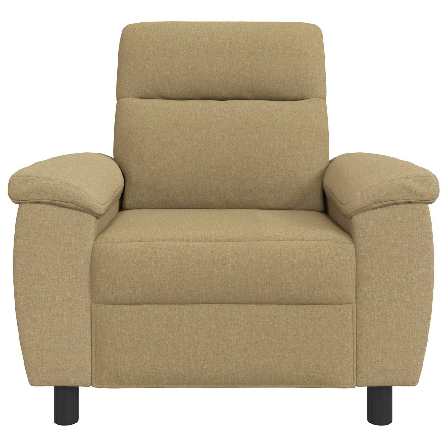 vidaXL Καναπές Ανοιχτό καφέ 95 x 90 x 95 εκ Ύφασμα