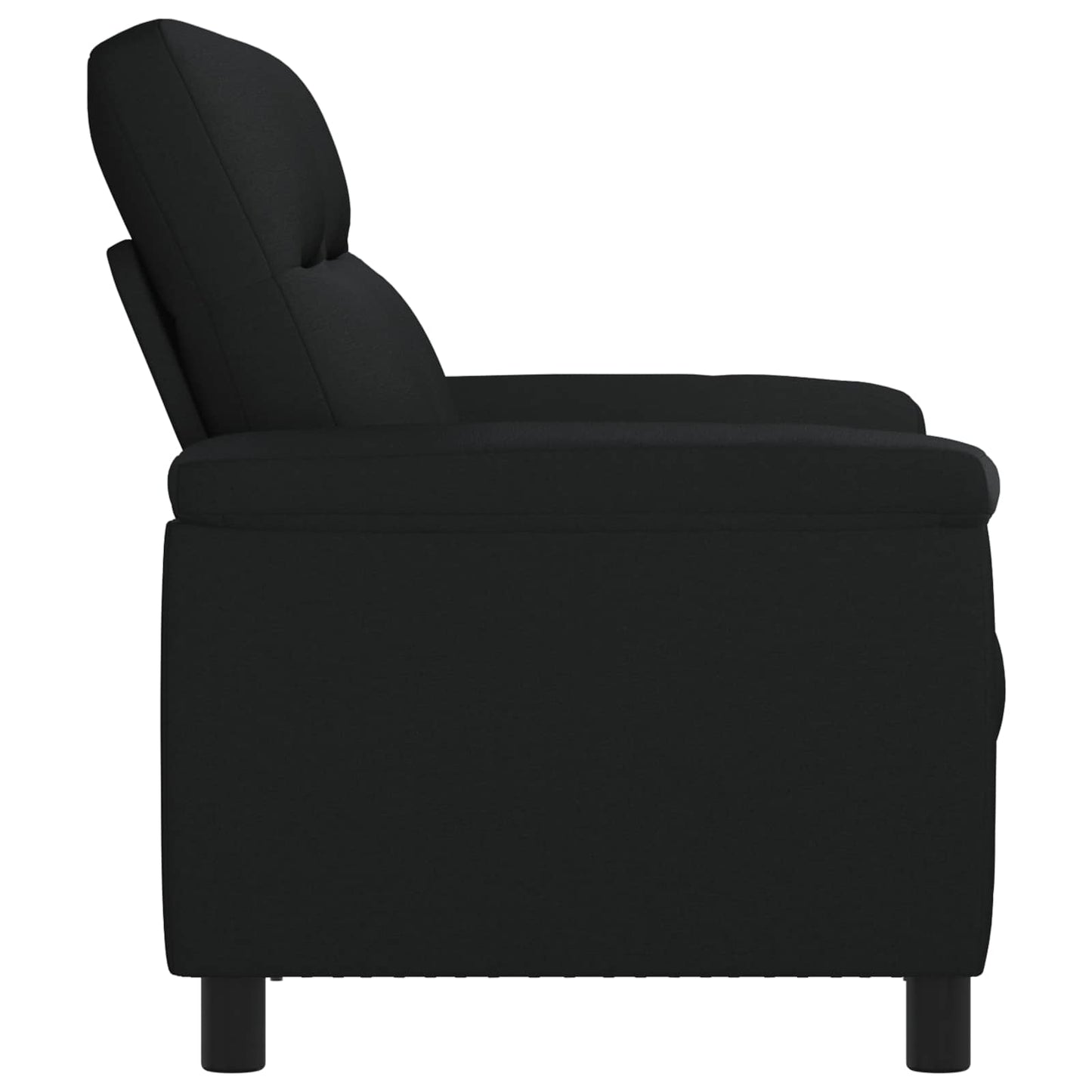 vidaXL Καναπές Μαύρο 178 x 90 x 95 εκ Ύφασμα