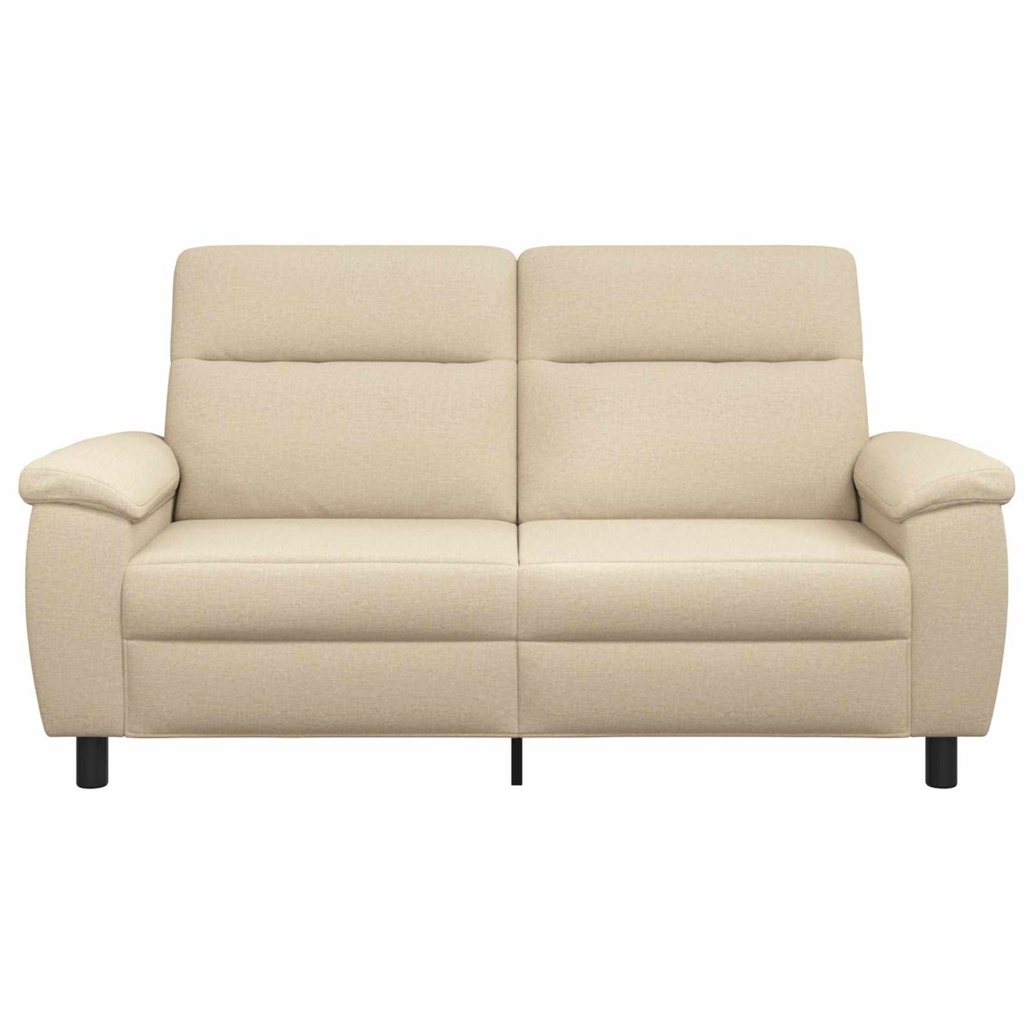 vidaXL Καναπές Κρεμ 178 x 90 x 95 εκ Ύφασμα