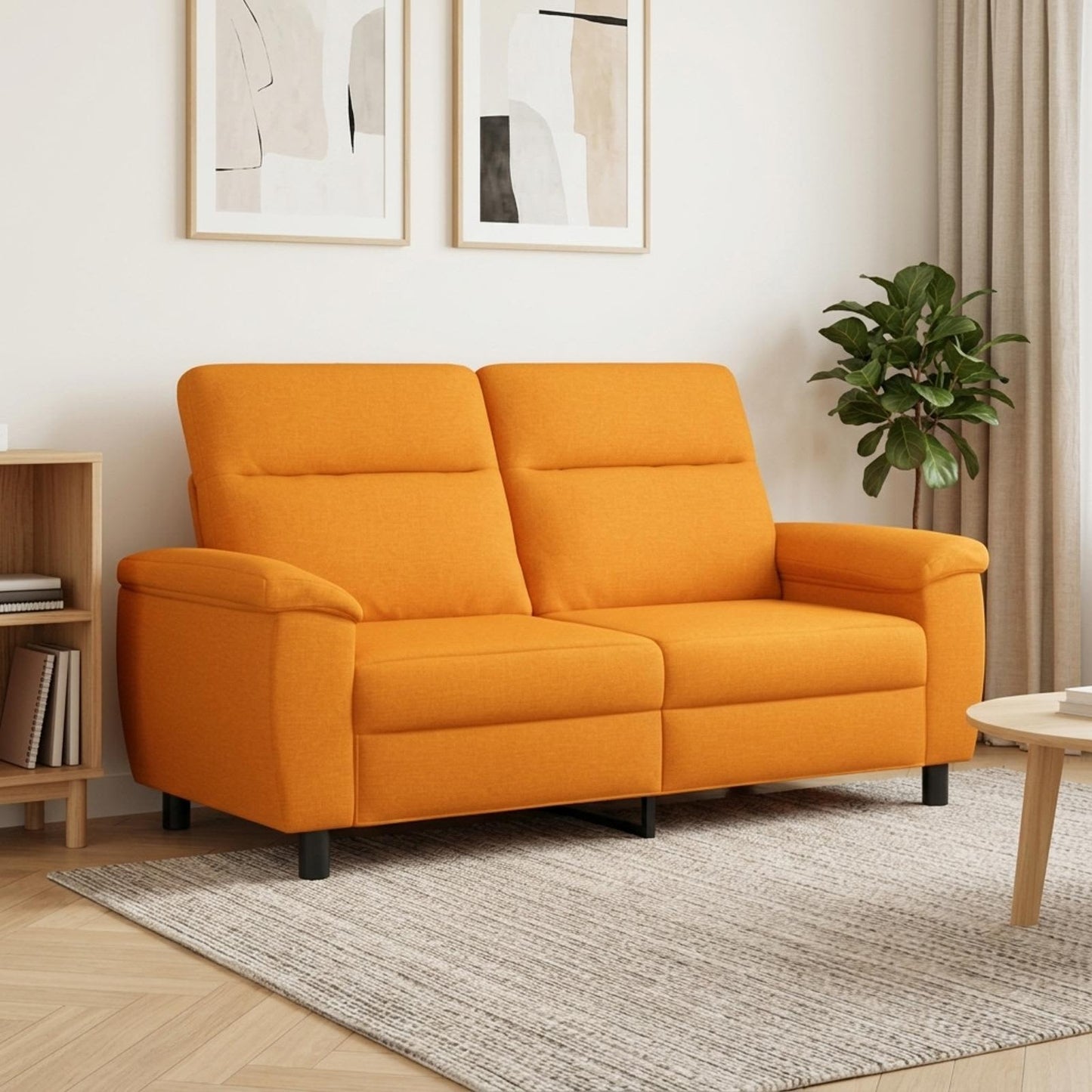 vidaXL Καναπές Σκούρο κίτρινο 178 x 90 x 95 εκ Ύφασμα