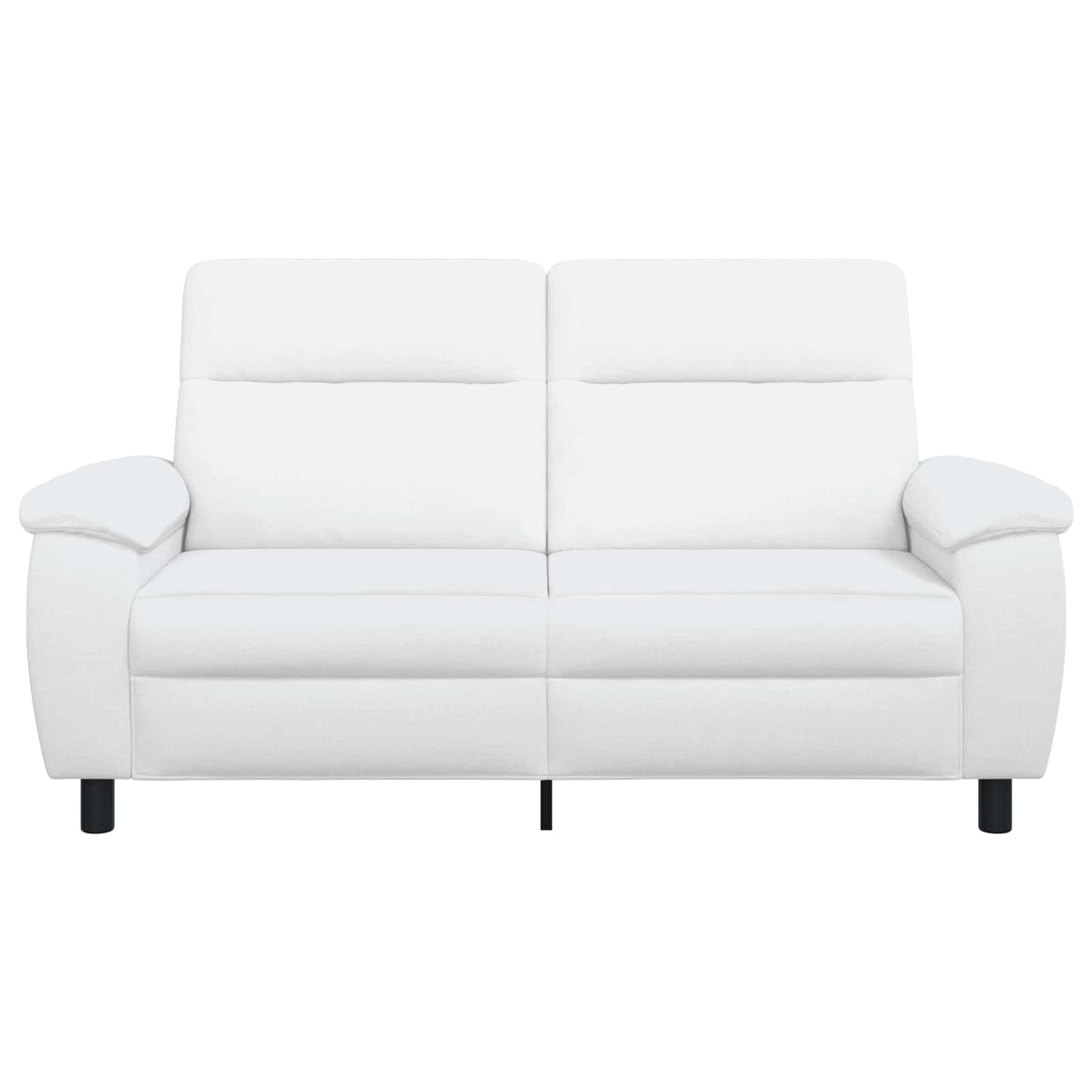 vidaXL Καναπές Λευκό 178 x 90 x 95 εκ Ύφασμα