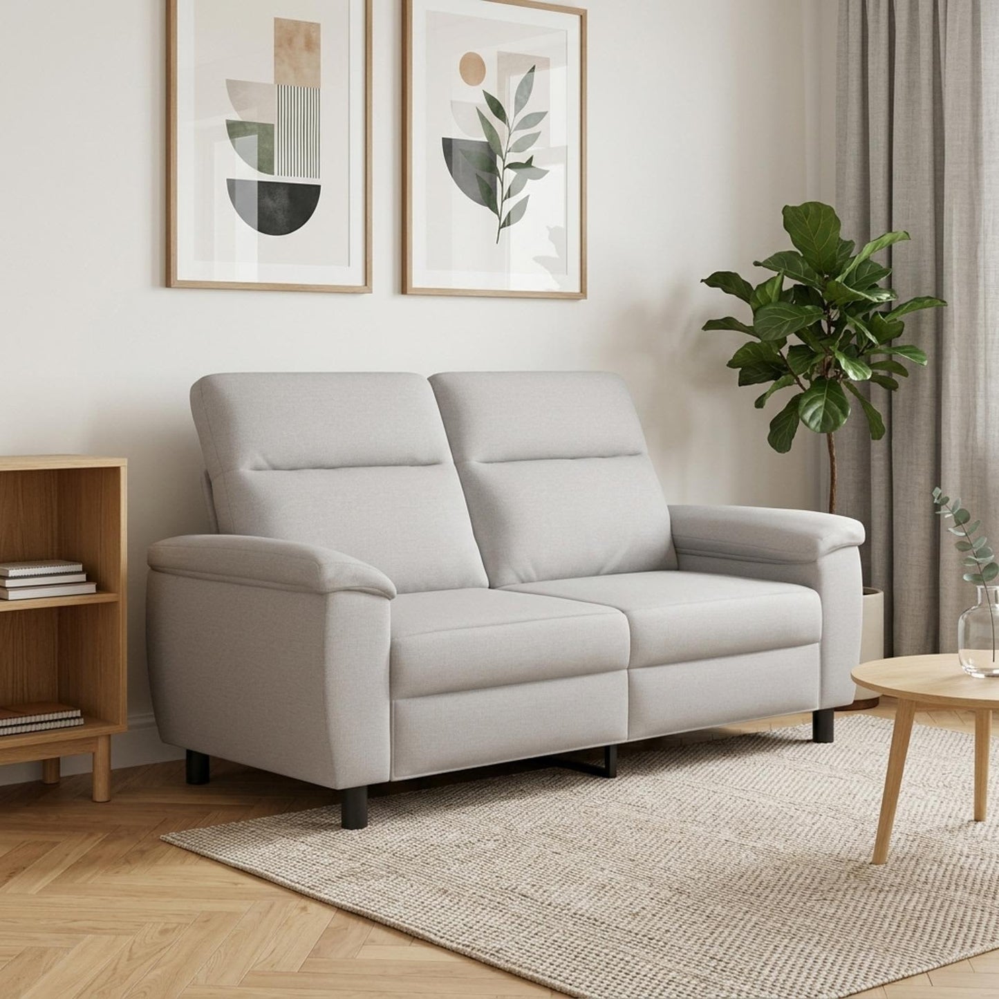vidaXL Καναπές Σκίουρος Γκρί 178 x 90 x 95 εκ Ύφασμα