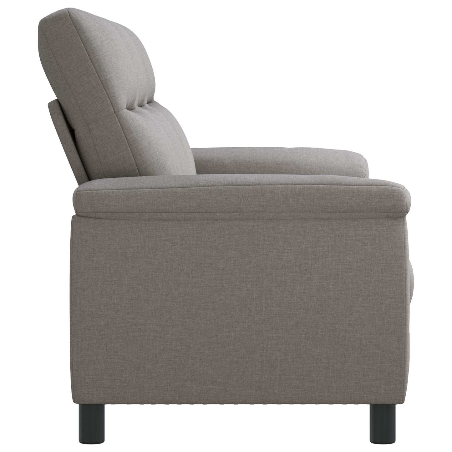 vidaXL Καναπές Taupe 214 x 90 x 95 εκ. Ύφασμα