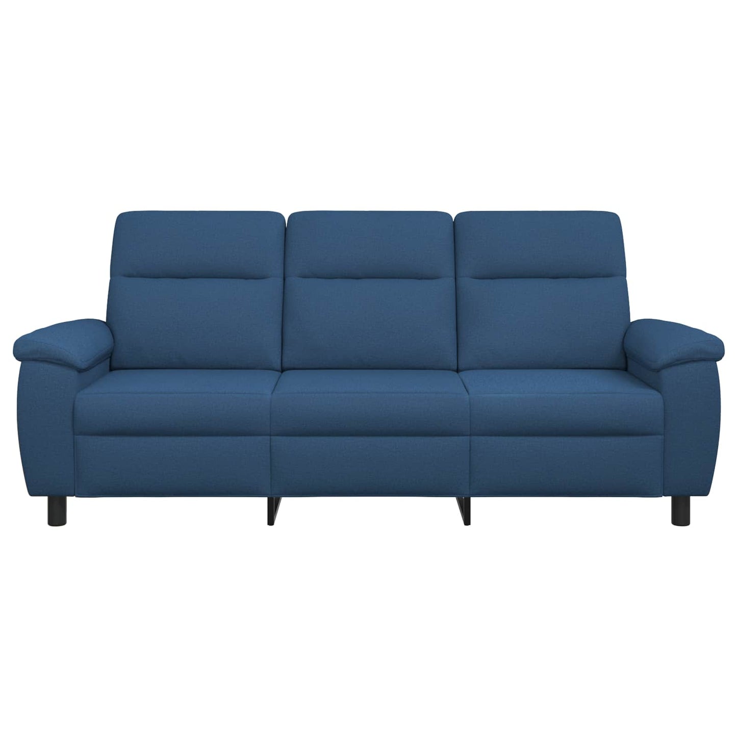 vidaXL Καναπές Μπλε 214 x 90 x 95 εκ. Ύφασμα