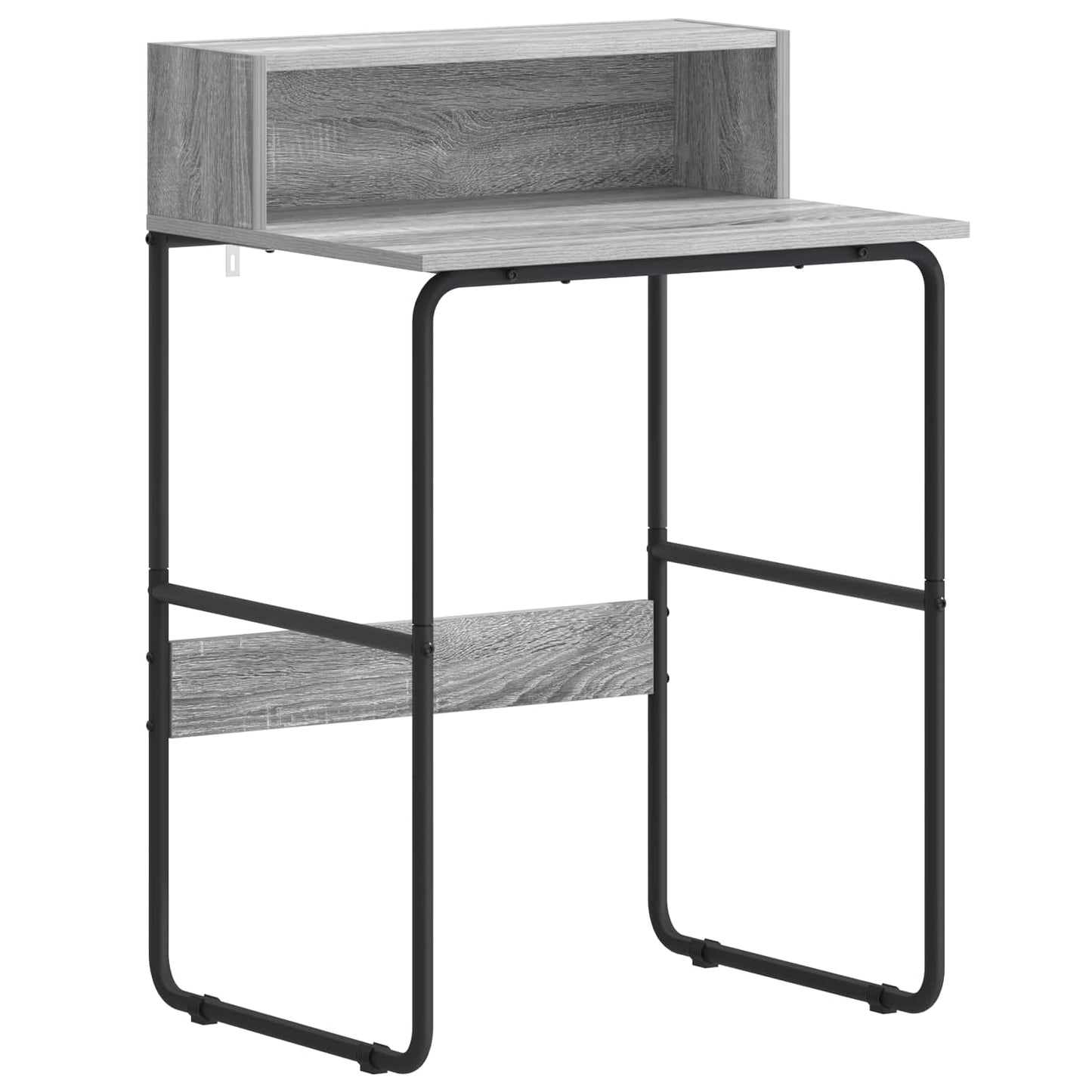 vidaXL Γραφείο με αποθηκευτικό χώρο Γκρι Sonoma 60 x 50 x 91 cm