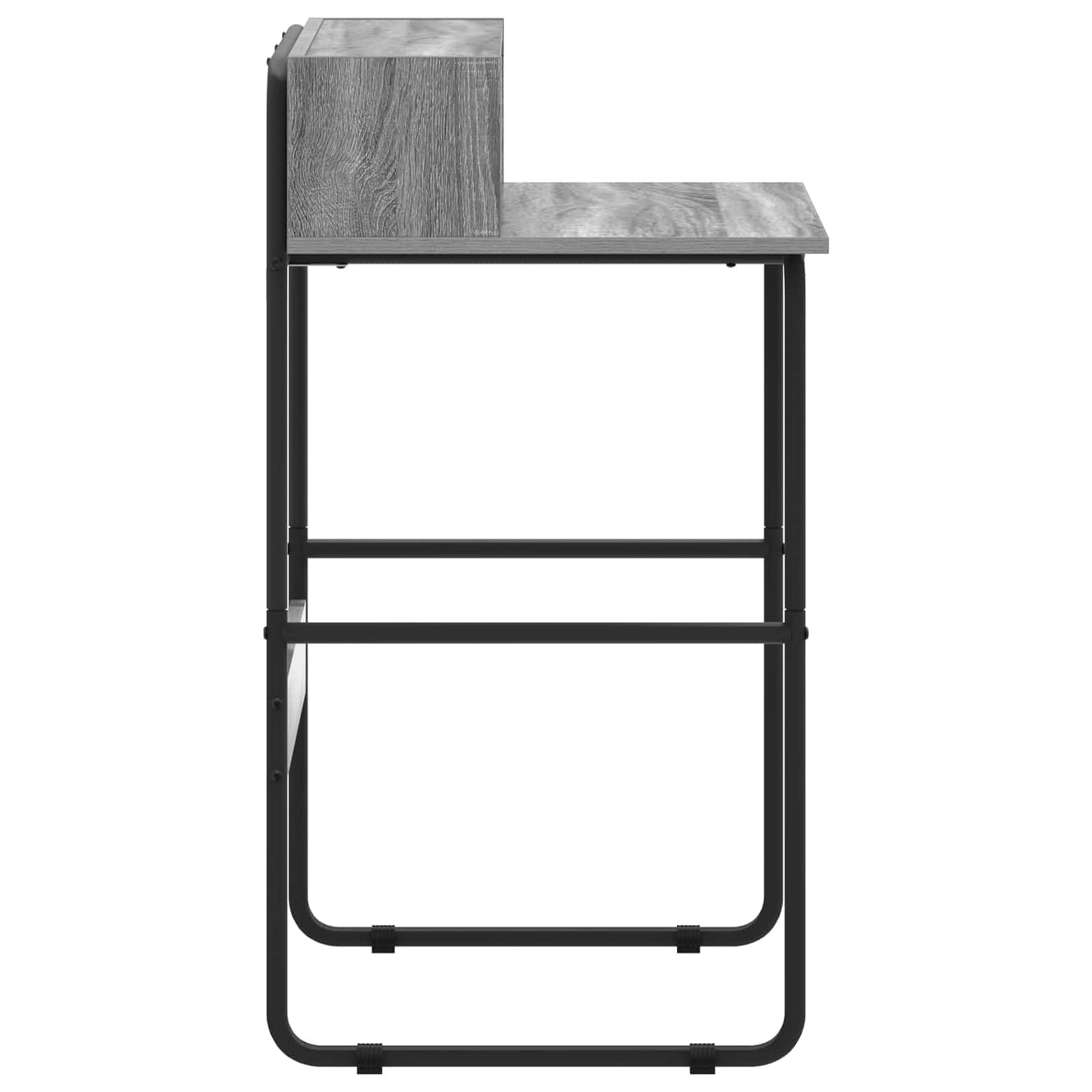 vidaXL Γραφείο με αποθηκευτικό χώρο Γκρι Sonoma 60 x 50 x 91 cm