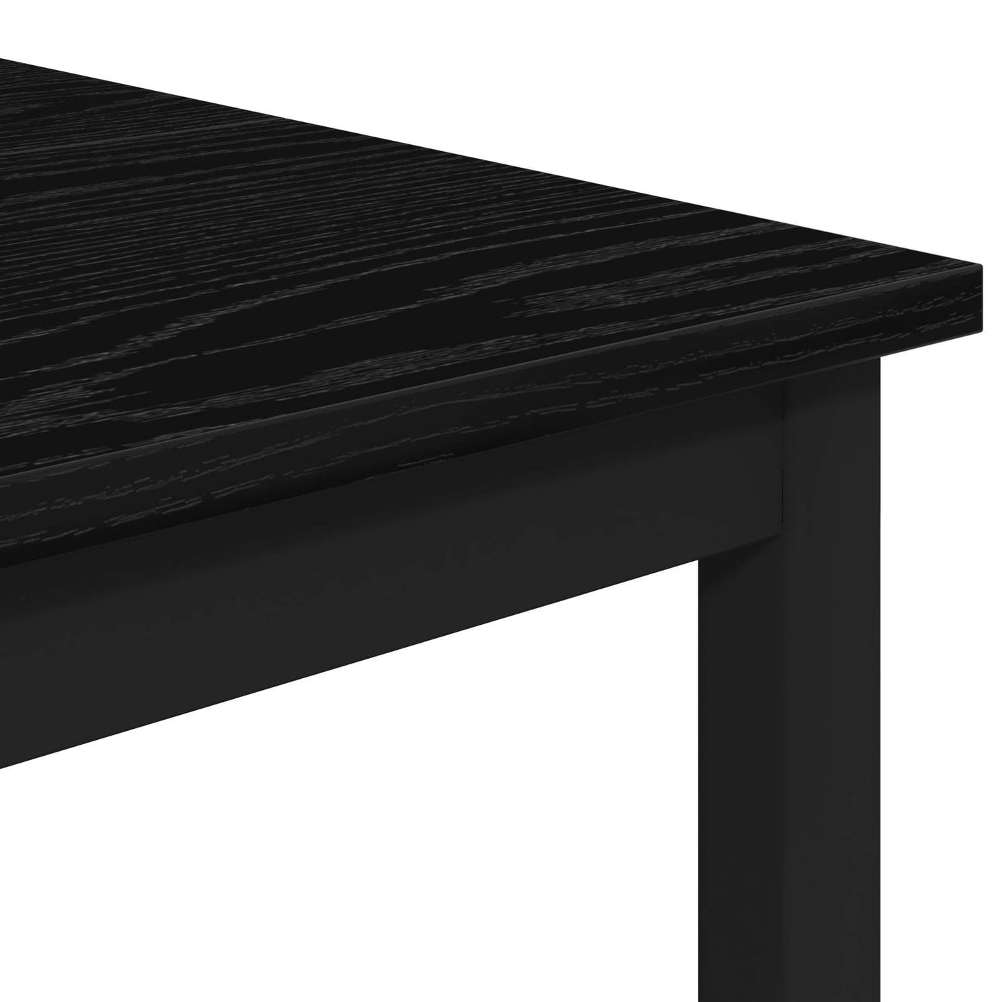 vidaXL Τραπέζι μπαρ 52 x 52 x 90 εκ Επεξεργασμένο Ξύλο Μαύρη Δρυς