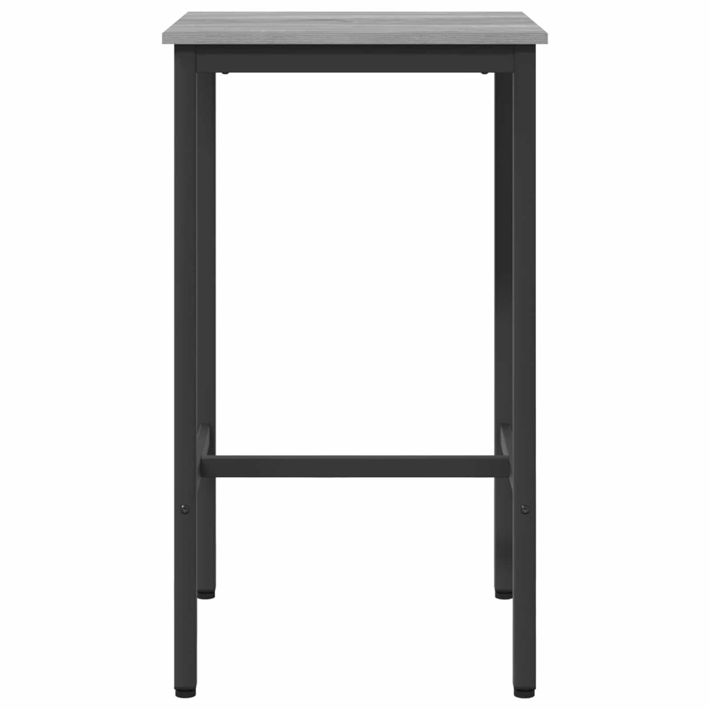 vidaXL Τραπέζι μπαρ 52 x 52 x 110 εκ Επεξεργασμένο Ξύλο Γκρι Sonoma