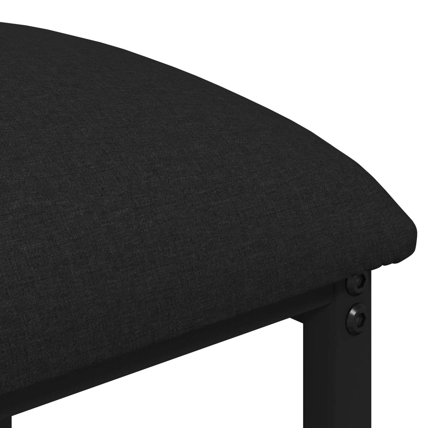 vidaXL Μπαρ σκαμπό 2 τμχ. Μαύρο 40 x 32 x 64 εκ Επεξεργασμένο Ξύλο