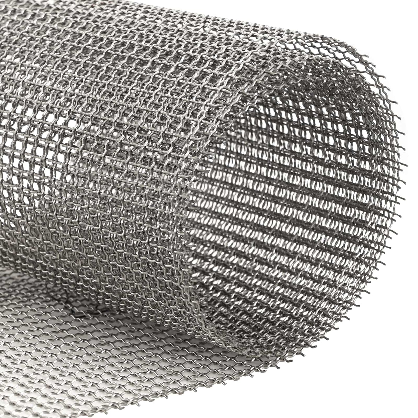 vidaXL Πλέγμα Οθόνης 120 x 1000 cm 3 Mesh Ανοξείδωτο Ατσάλι 201 Ασημί