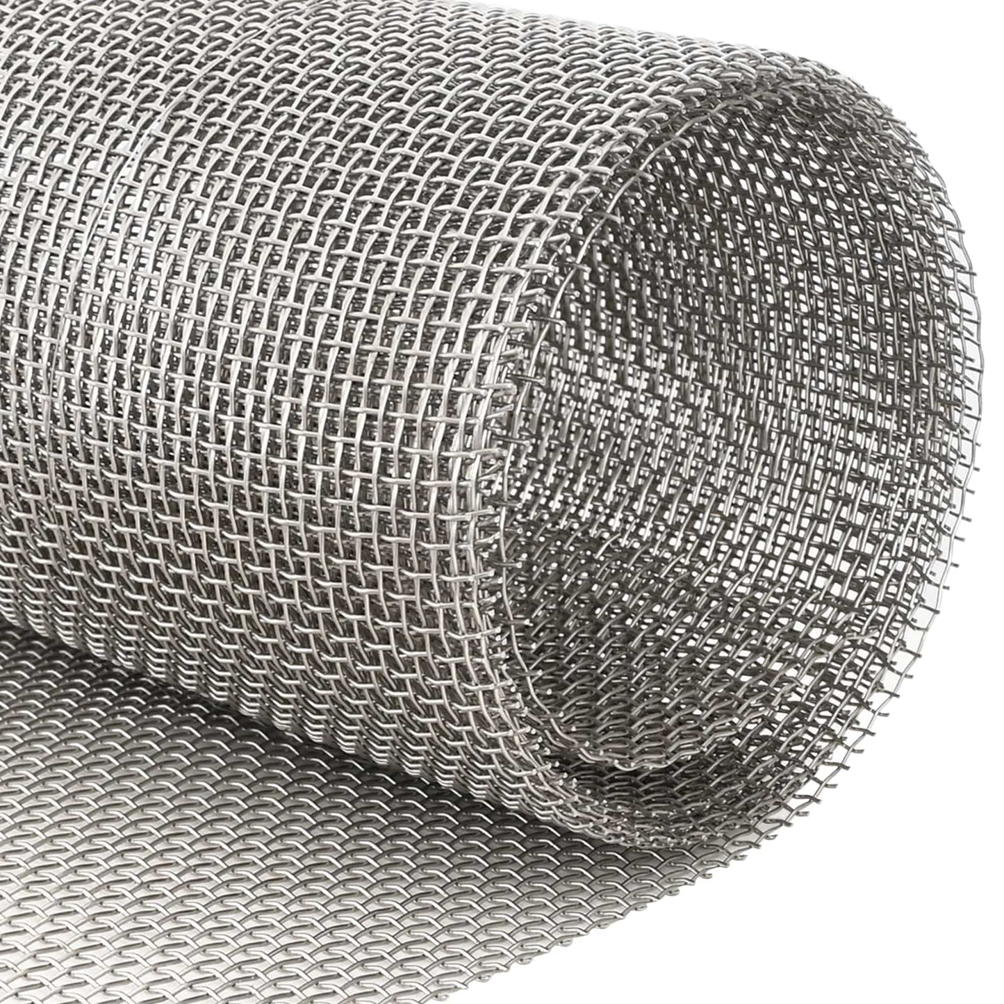 vidaXL Πλέγμα Οθόνης 6 mesh 120 x 200 cm Ανοξείδωτο Ατσάλι 201 Ασημί