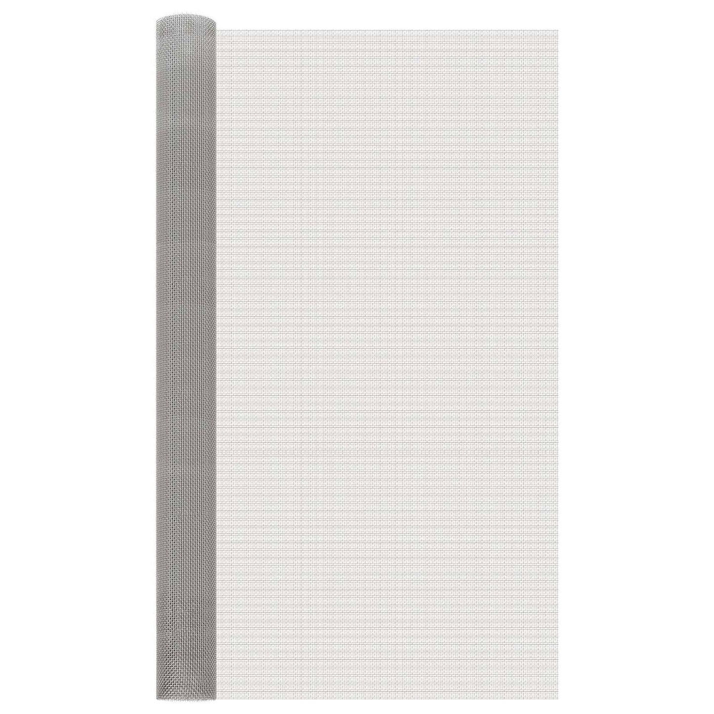 vidaXL Πλέγμα Οθόνης 6 mesh 120 x 200 cm Ανοξείδωτο Ατσάλι 201 Ασημί
