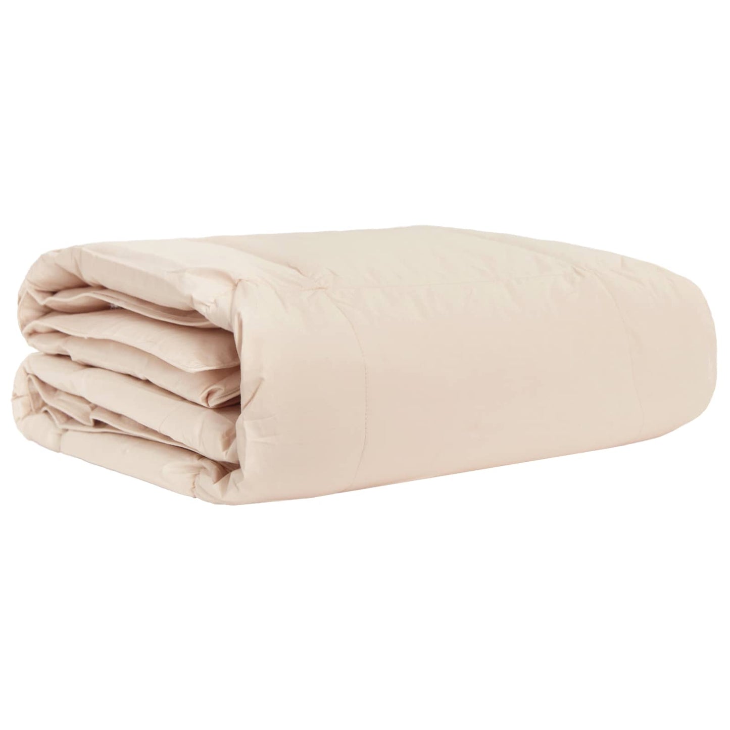 vidaXL Καλοκαιρινό Παπλωματοθήκη Μπεζ 200 x 240 cm 100% Φυσικός Καπόκ