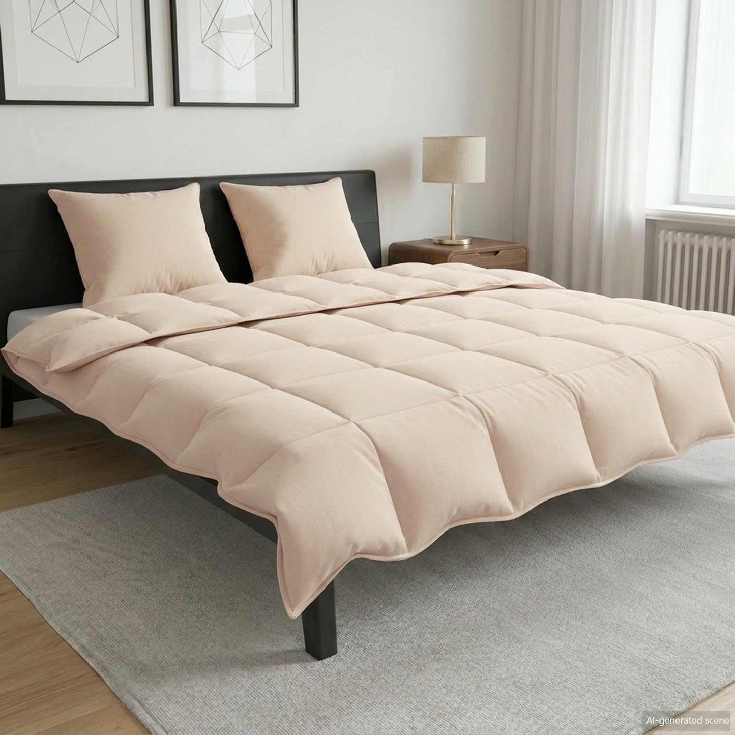 vidaXL Πάπλωμα 200 x 220 cm Όλες οι εποχές 250 γρ/τ.μ.
