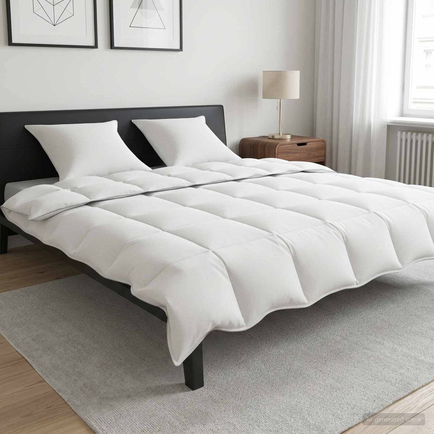 vidaXL Πάπλωμα 200 x 220 cm Όλες οι εποχές 250 γρ/τ.μ.