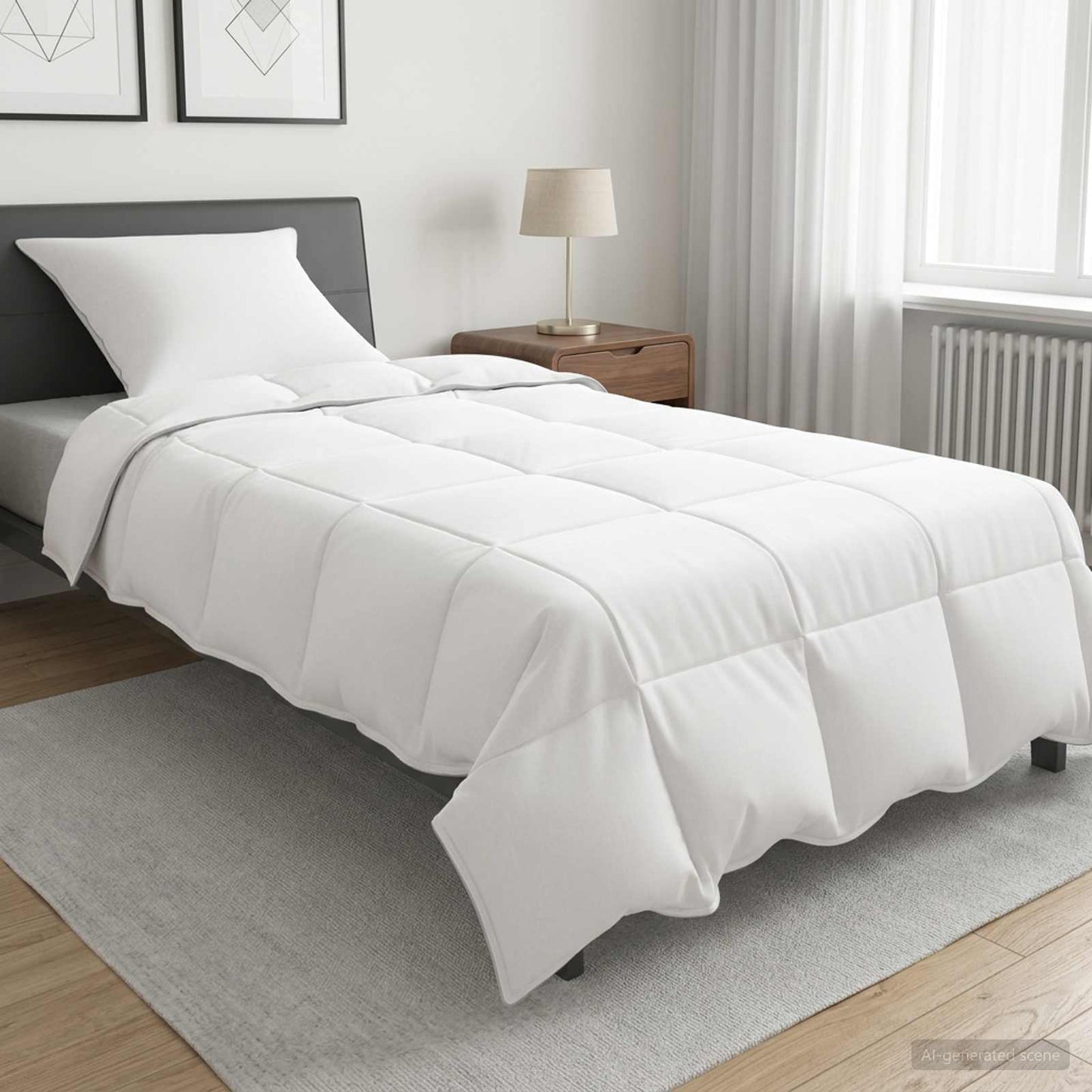 vidaXL Πάπλωμα 155 x 200 cm Χειμώνας 350 γρ/τ.μ.