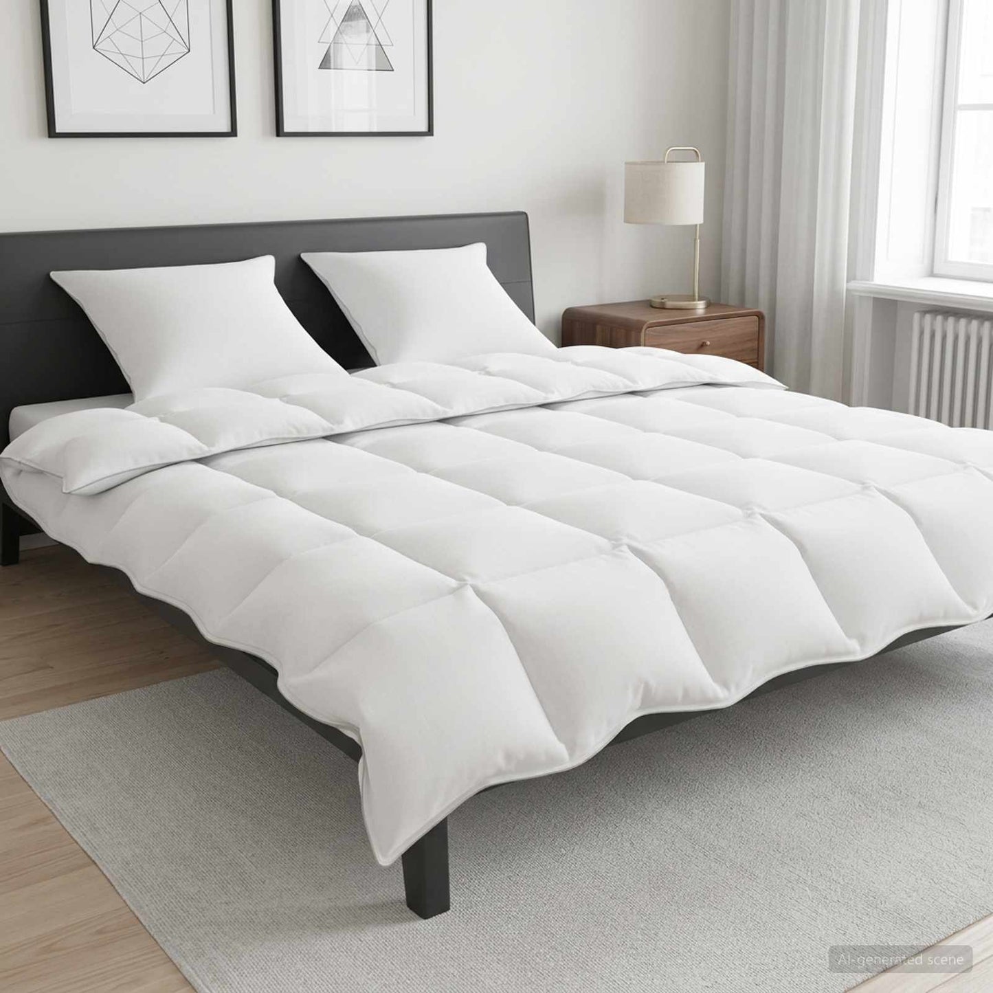 vidaXL Πάπλωμα 240 x 220 cm Χειμώνας 350 γρ/τ.μ.