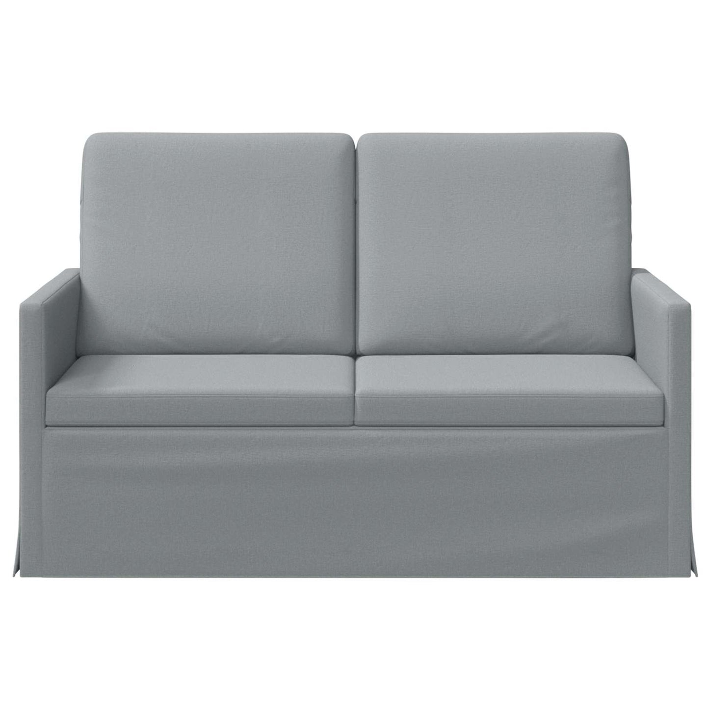 vidaXL Καναπές 2 ατόμων Ανοιχτό γκρι 130 x 81 x 82 εκ. Ύφασμα