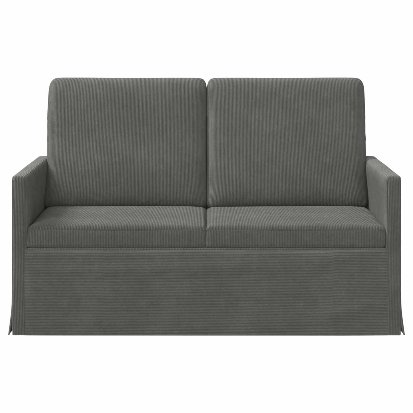 vidaXL Καναπές 2 ατόμων Σκούρο Γκρι 130 x 81 x 82 εκ.