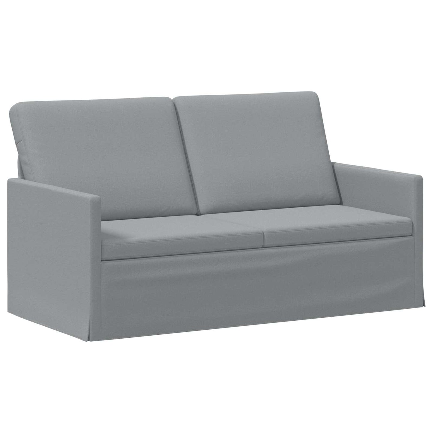 vidaXL Καναπές 2 ατόμων Ανοιχτό γκρι 150 x 81 x 82 εκ. Ύφασμα
