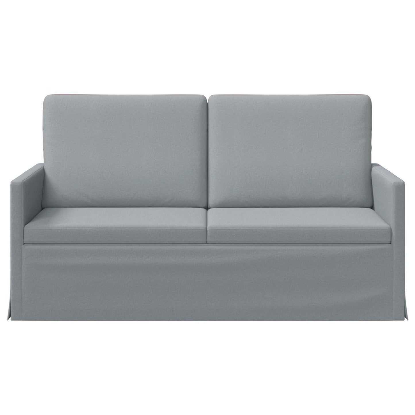 vidaXL Καναπές 2 ατόμων Ανοιχτό γκρι 150 x 81 x 82 εκ. Ύφασμα