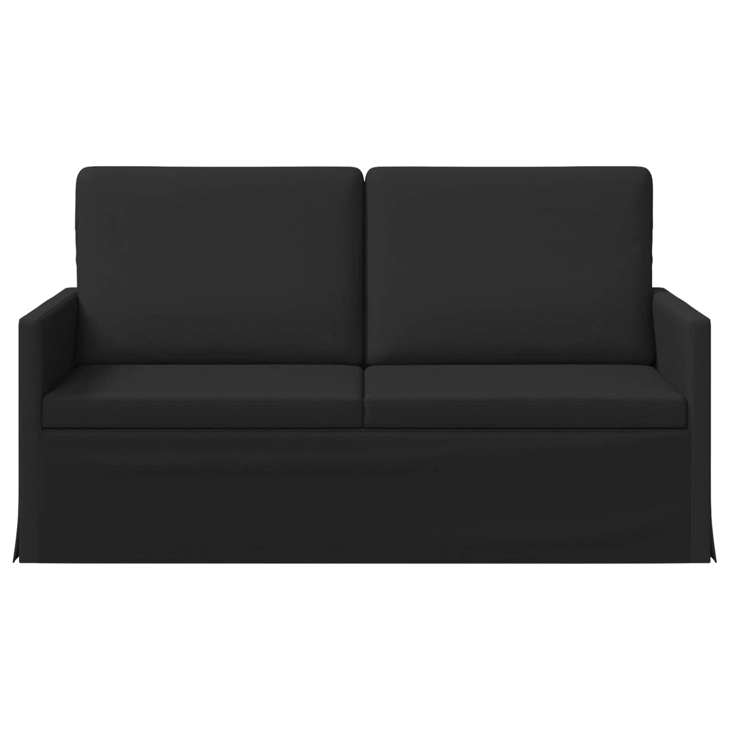 vidaXL Καναπές 2 ατόμων Μαύρο 150 x 81 x 82 εκ. Ύφασμα