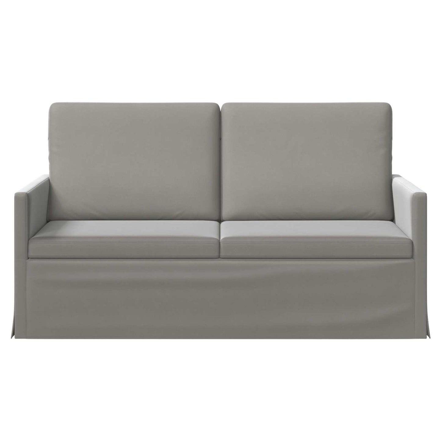 vidaXL Καναπές 2 ατόμων Ανοιχτό γκρι 150 x 81 x 82 εκ. Βελούδο