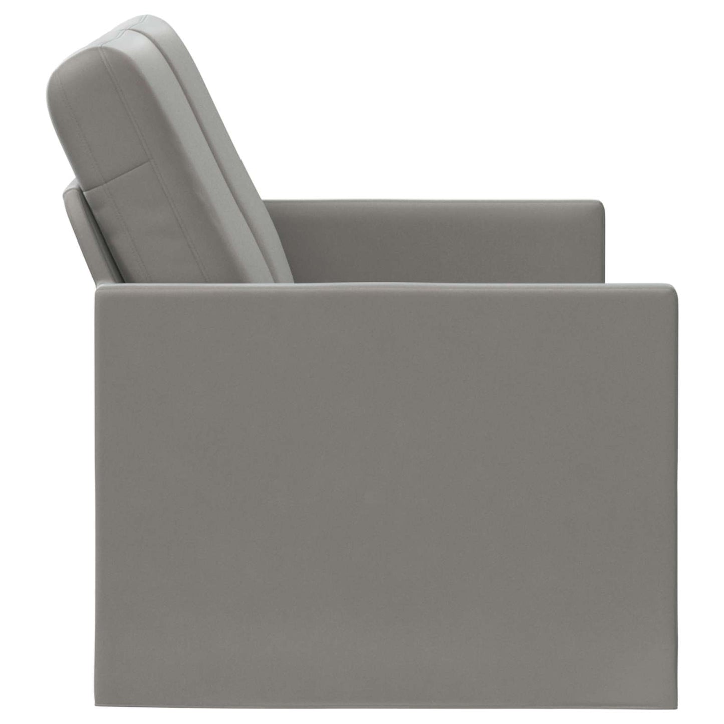 vidaXL Καναπές 2 ατόμων Ανοιχτό γκρι 150 x 81 x 82 εκ. Βελούδο