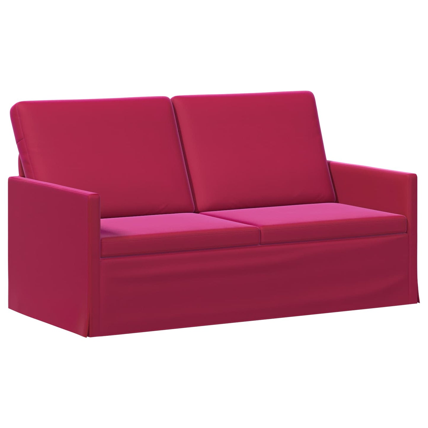 vidaXL Καναπές 2 ατόμων Κόκκινο 150 x 81 x 82 εκ. Βελούδο