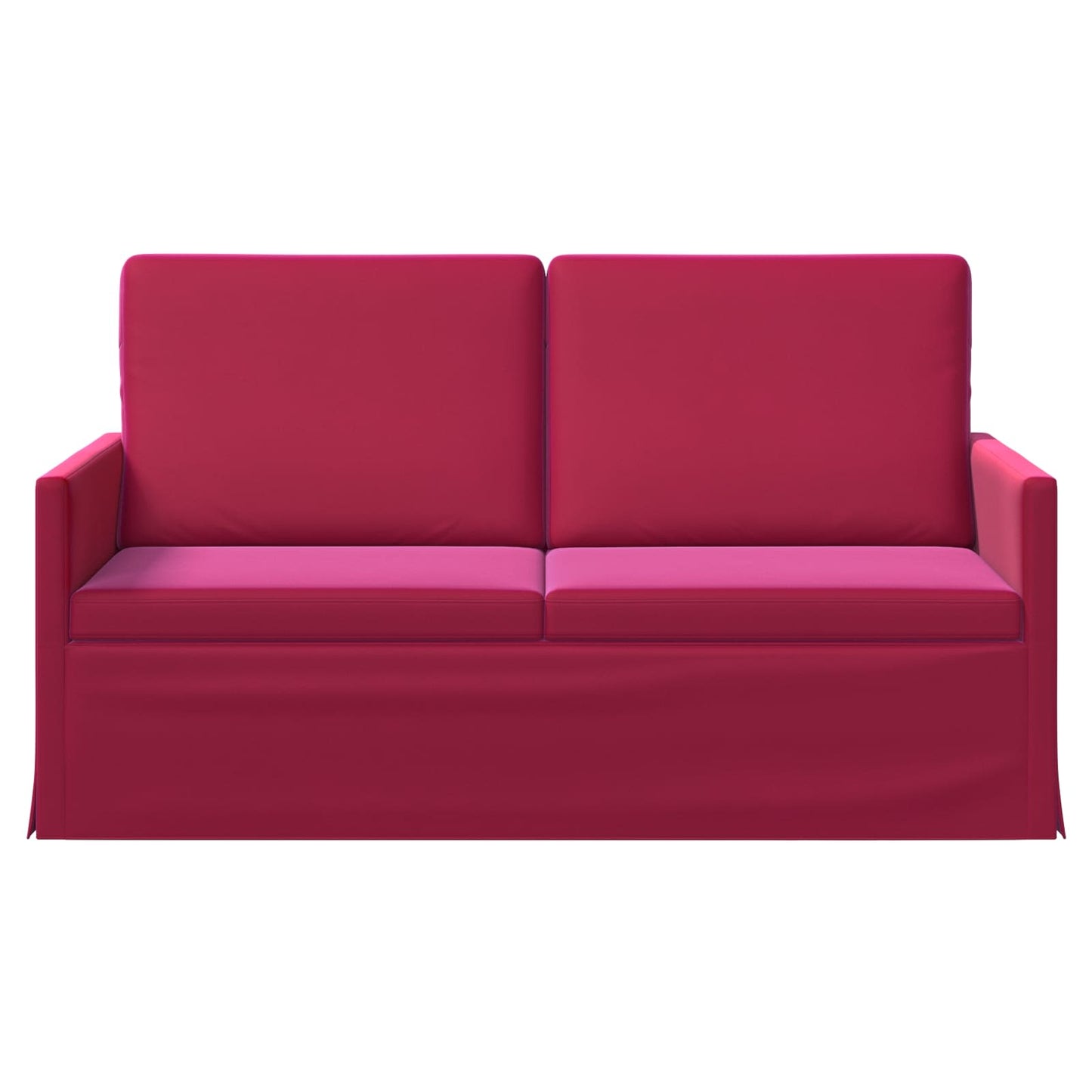vidaXL Καναπές 2 ατόμων Κόκκινο 150 x 81 x 82 εκ. Βελούδο