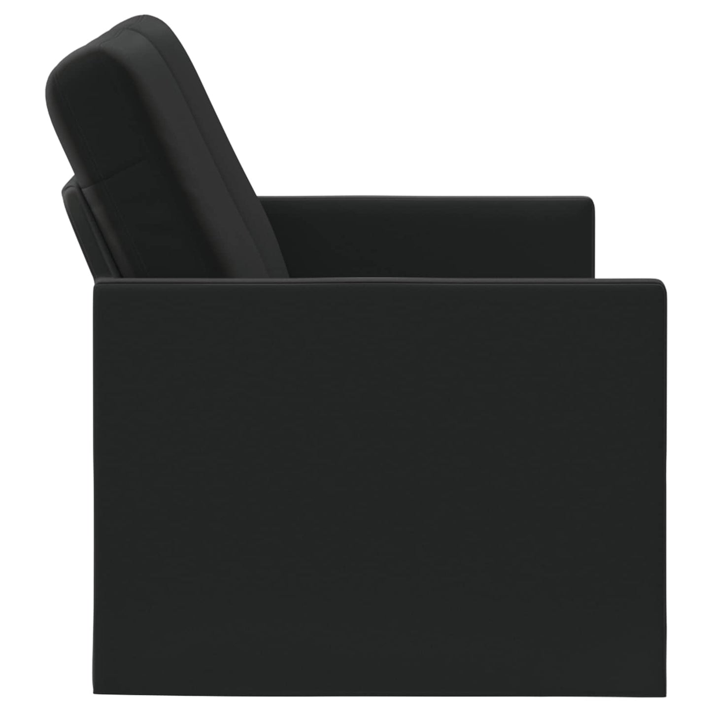 vidaXL Καναπές 2 ατόμων Μαύρο 150 x 81 x 82 εκ. Βελούδο