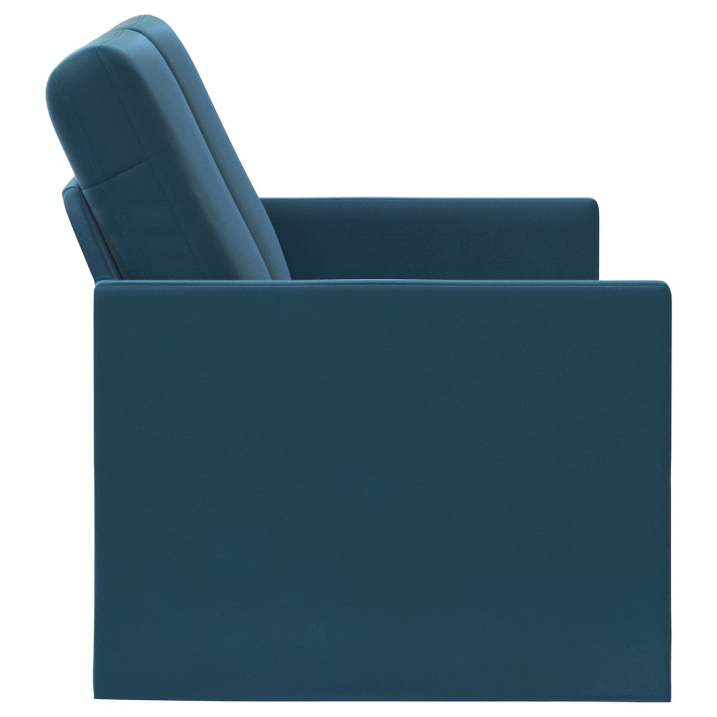 vidaXL Καναπές 2 ατόμων Μπλε 150 x 81 x 82 εκ. Βελούδο