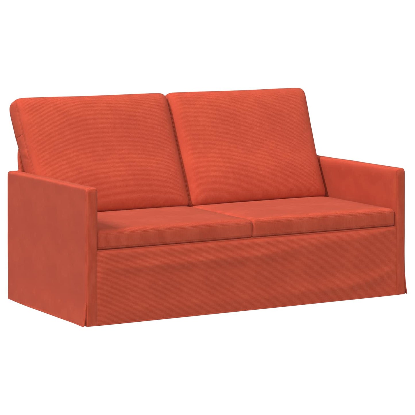 vidaXL Καναπές 2 ατόμων Κόκκινο Πορτοκαλί 150 x 81 x 82 εκ.