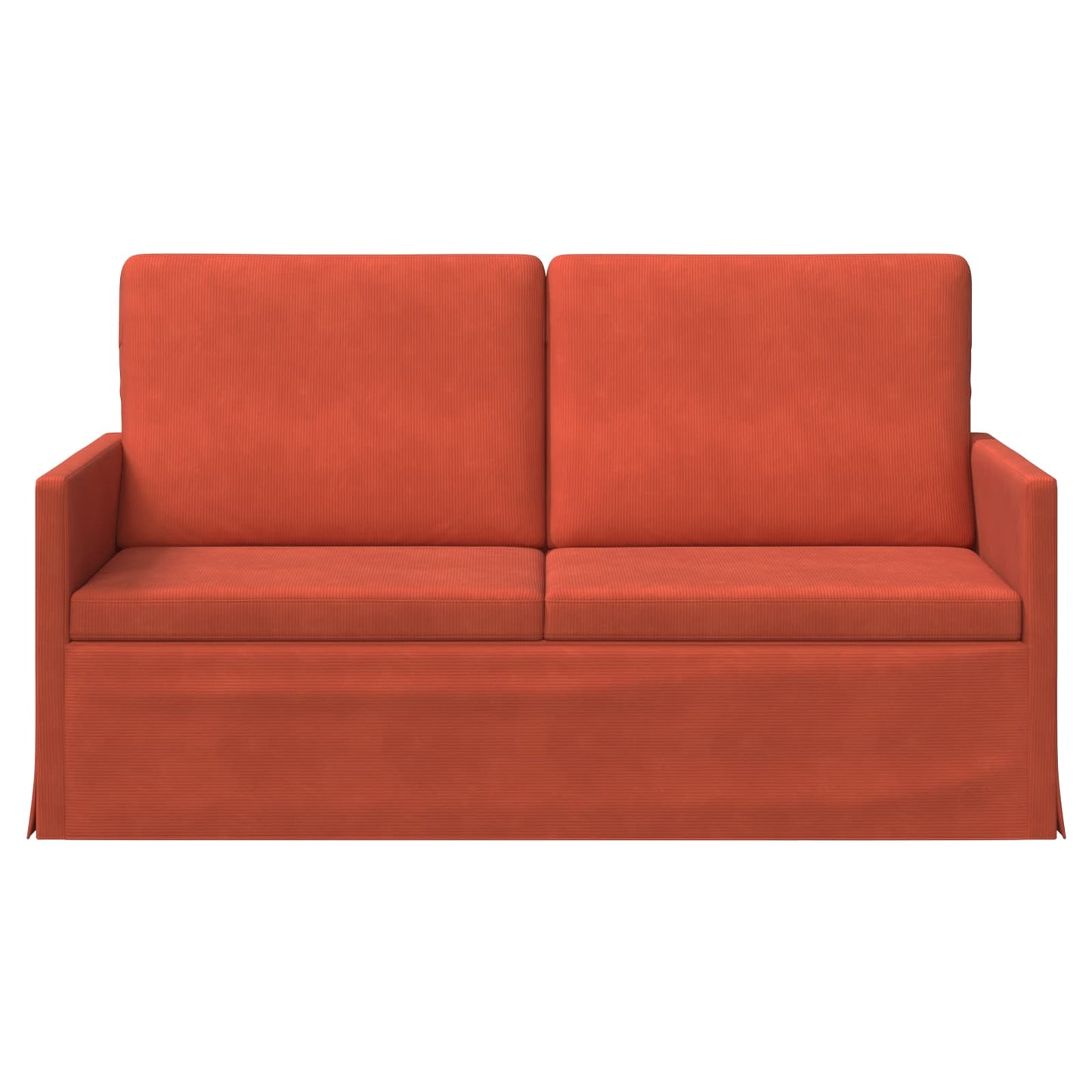 vidaXL Καναπές 2 ατόμων Κόκκινο Πορτοκαλί 150 x 81 x 82 εκ.