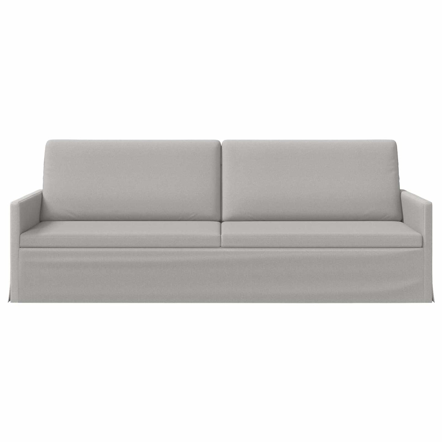 vidaXL Καθιστικό 3 ατόμων Σκίουρος Γκρί 220 x 81 x 82 εκ. Ύφασμα