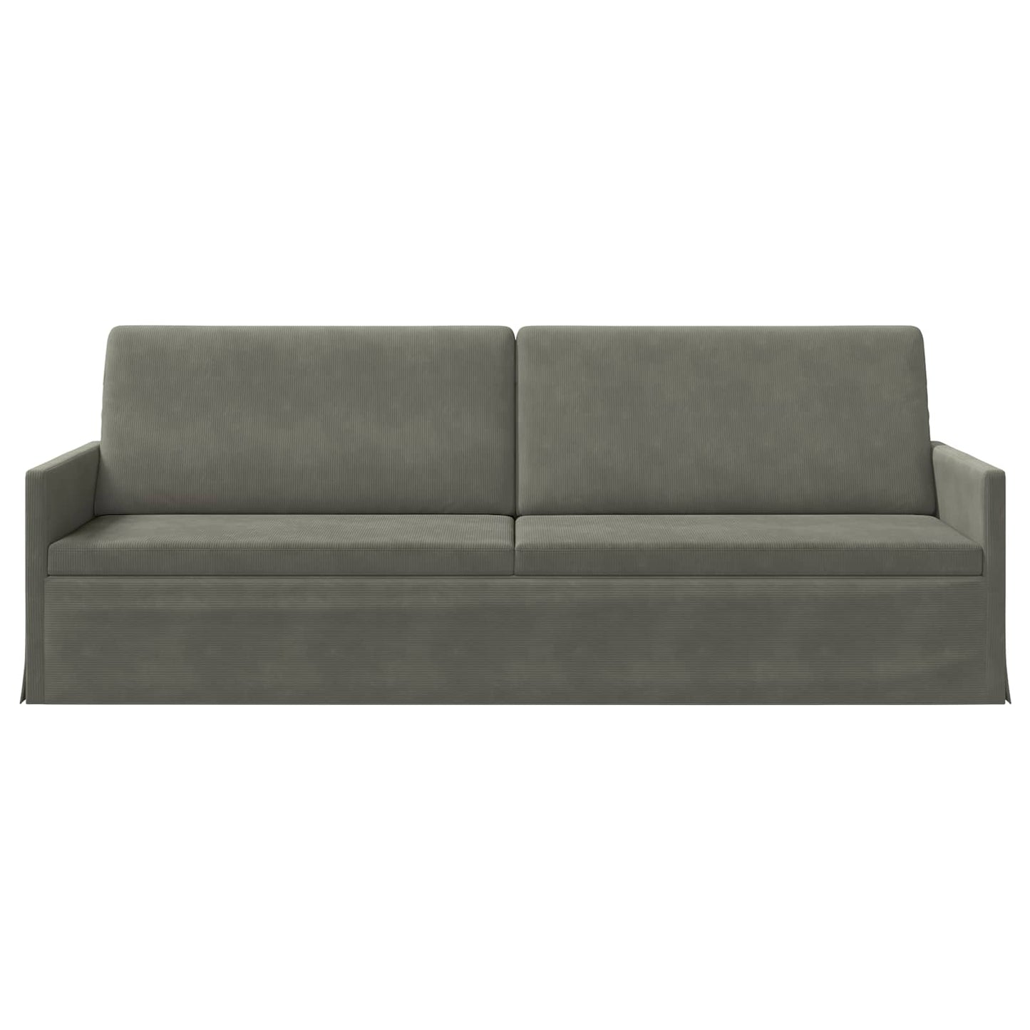 vidaXL Καθιστικό 3 ατόμων Ανοιχτό γκρι 220 x 81 x 82 εκ.