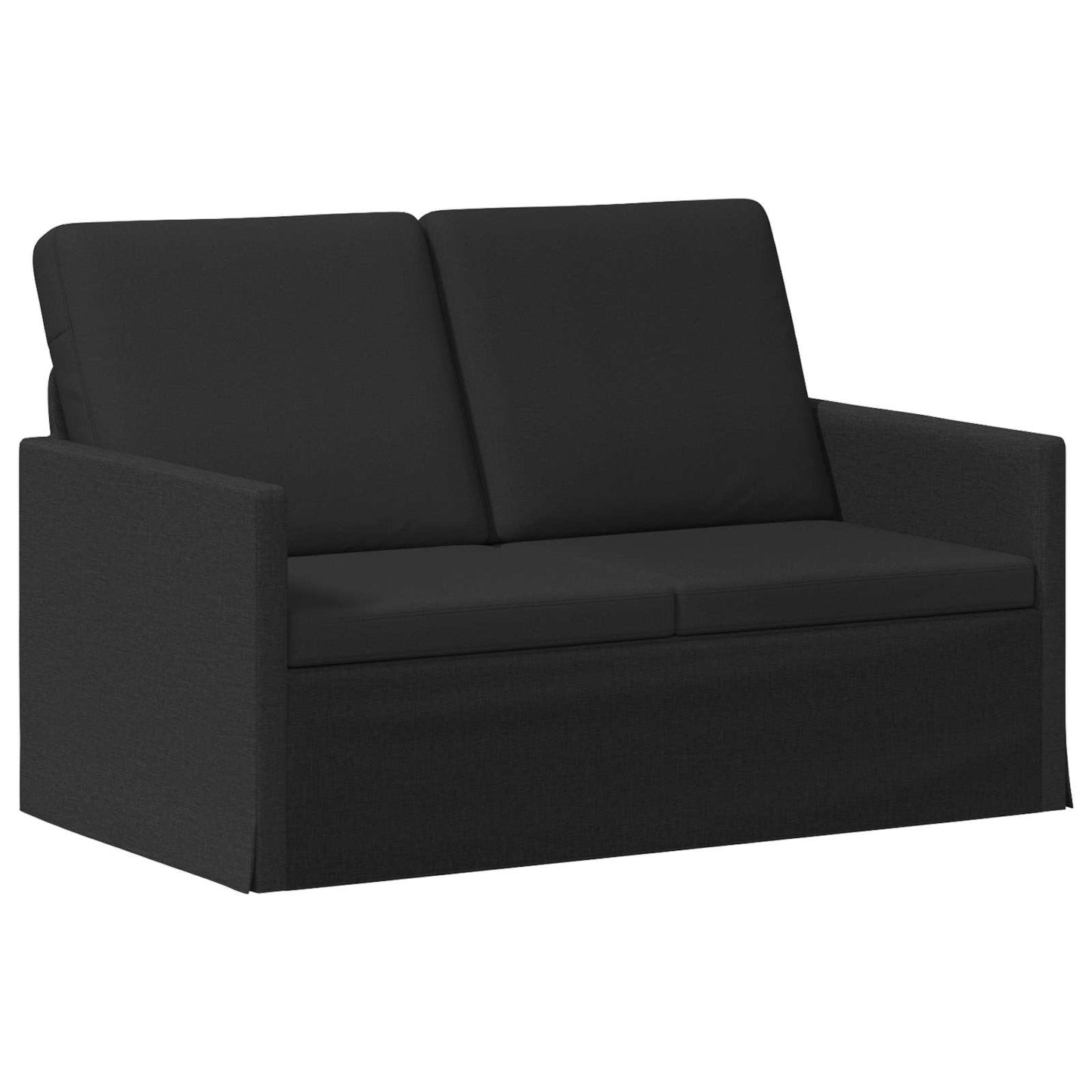 vidaXL Σετ Καναπέ 2 pcs Μαύρο Ύφασμα