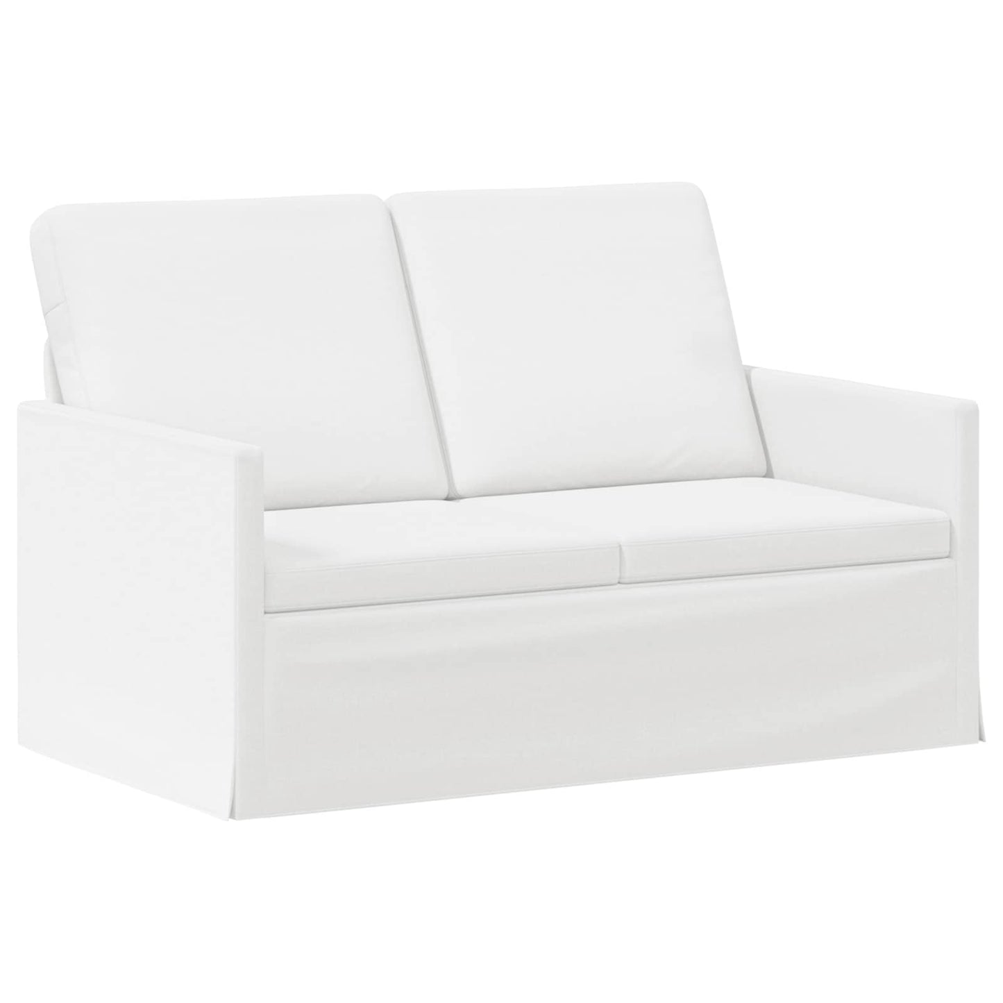 vidaXL Σετ Καναπέ 2 pcs Λευκό Ύφασμα